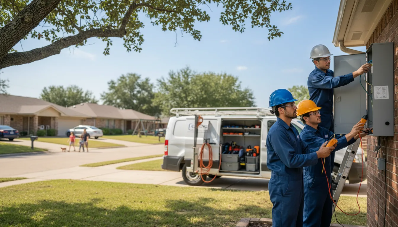 Certified electrician providing emergency electrical services in Leonard, ND